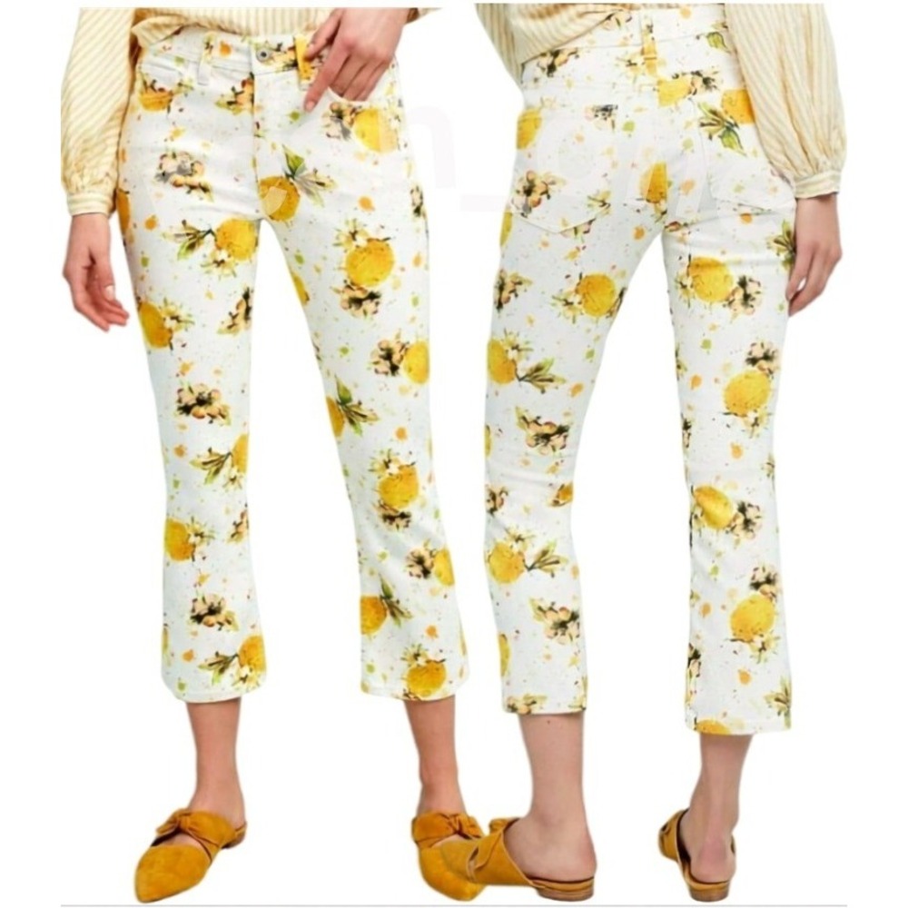 Pilcro And The Letterpress Women's Petite Lemon Grove High-Rise Cropped Jeans 25